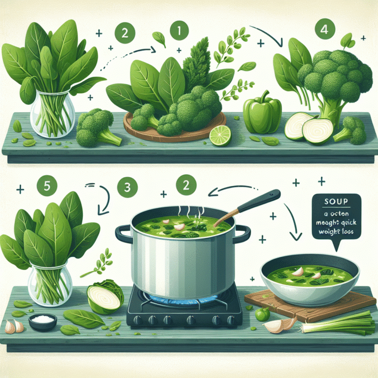 como preparar uma sopa verde para emagrecimento rápido