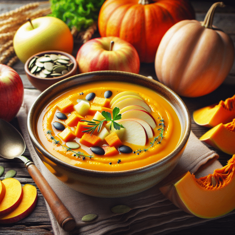 sopa de abóbora e maçã para emagrecer