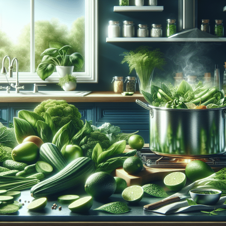 sopa verde detox fácil e rápida: perfeita para o dia a dia