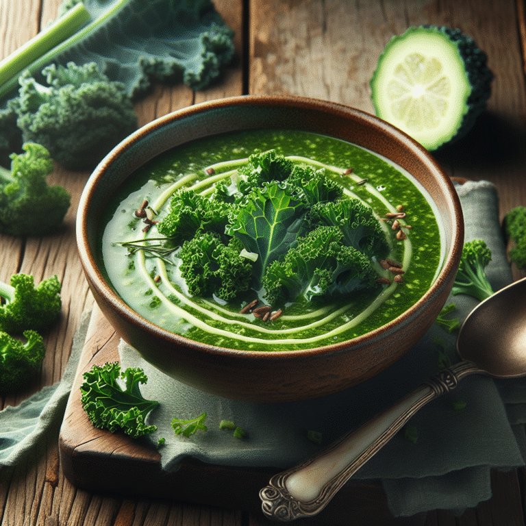 receita de sopa detox de couve: prática e saborosa