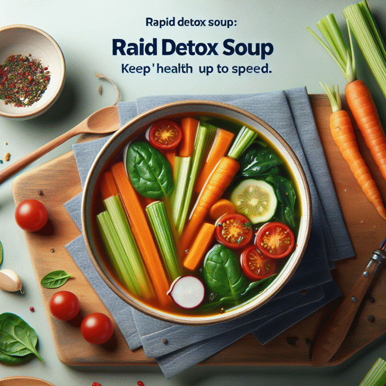 sopa detox rápida em 15 minutos: mantenha a saúde em dia