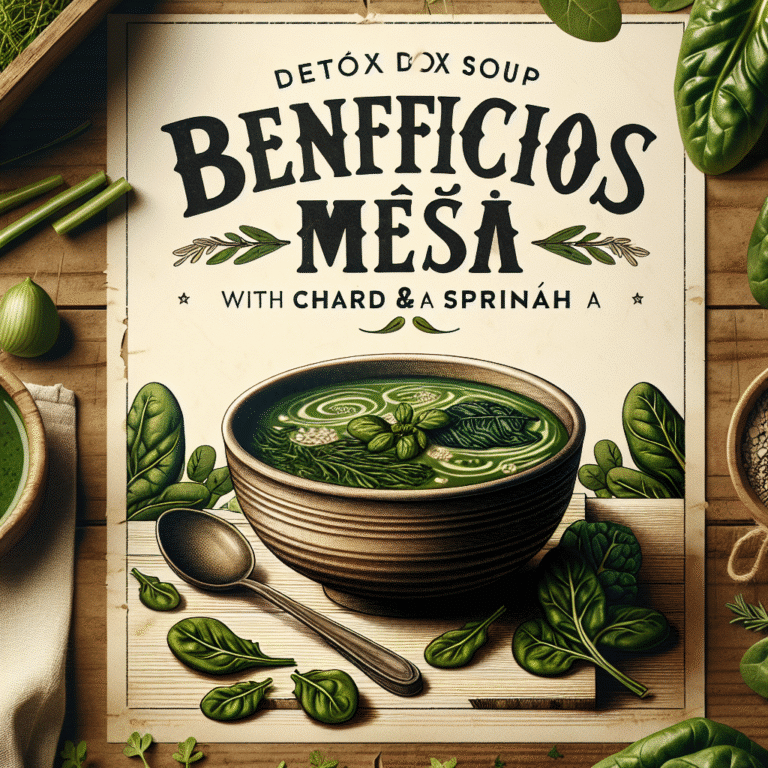 sopa detox com acelga e espinafre: benefícios à mesa