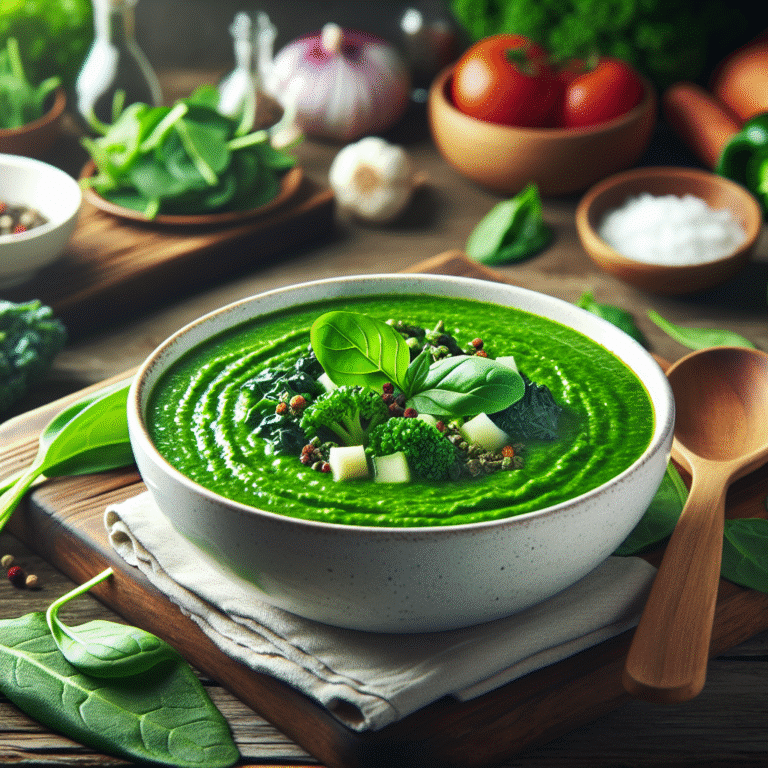 sopa detox verde para iniciantes: comece sua jornada saudável