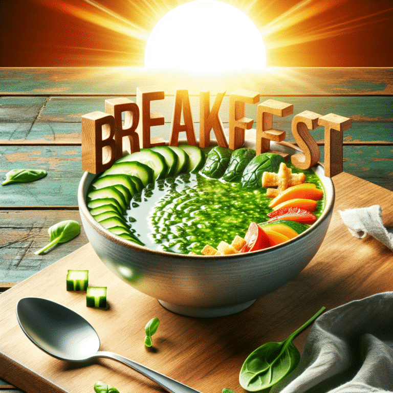 descubra os benefícios da sopa detox energética para o café da manhã