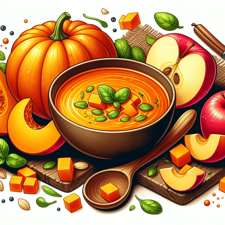 benefícios da sopa detox de abóbora e maçã para sua saúde