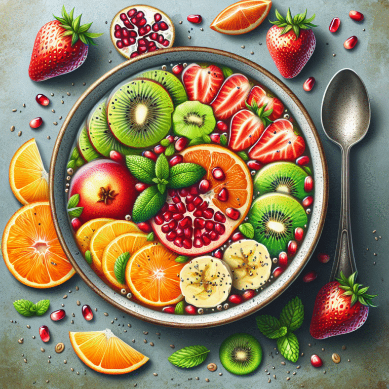 deliciosa sopa doce detox de frutas