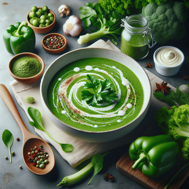 sopa verde detox fácil e rápida para o dia a dia