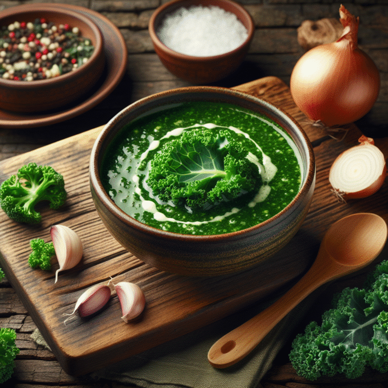 receita deliciosa de sopa detox de couve