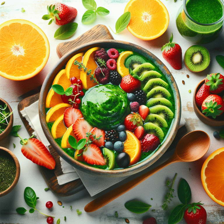 refrescante receita de sopa de frutas detox