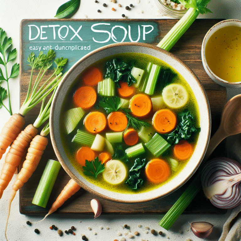 sopa detox fácil sem complicação