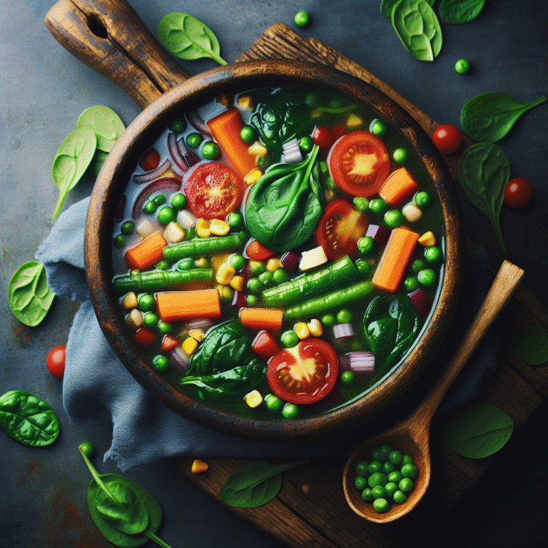 sopa de legumes rápida detox