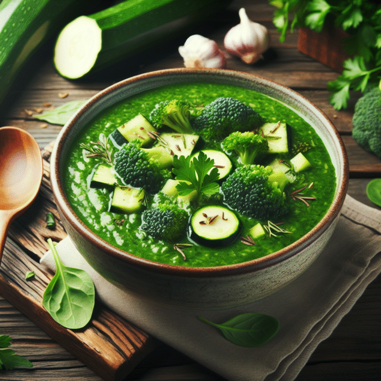 sopa verde para emagrecimento rápido: derreta as calorias