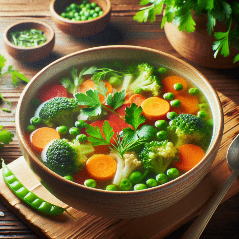 sopa detox rápida e nutritiva para revitalizar seu corpo