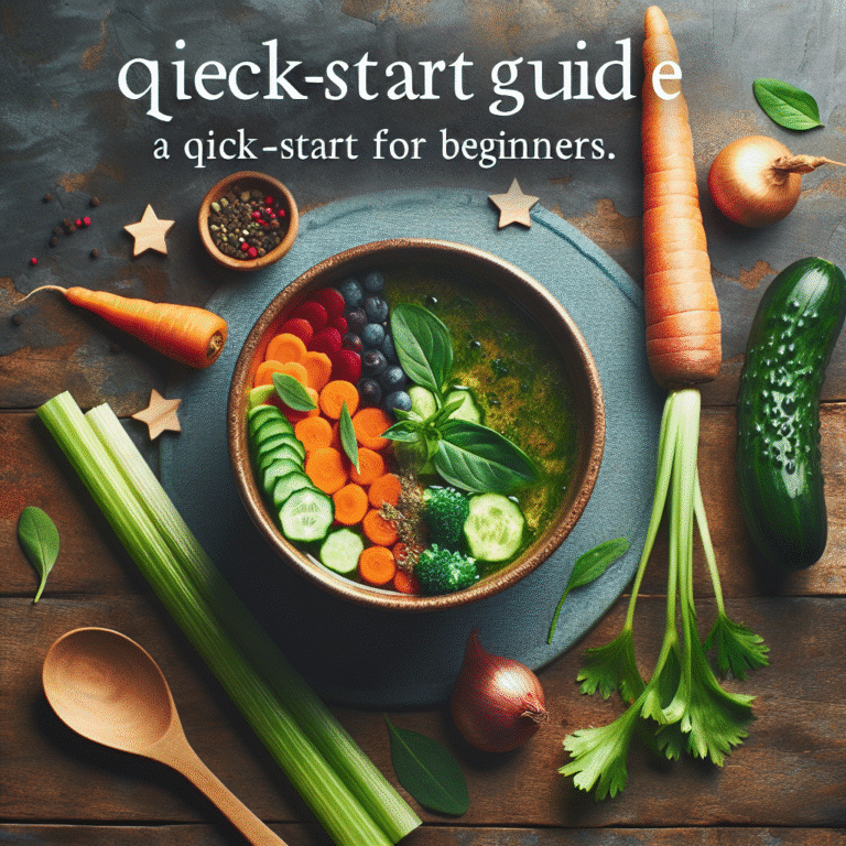 sopa detox express para iniciantes