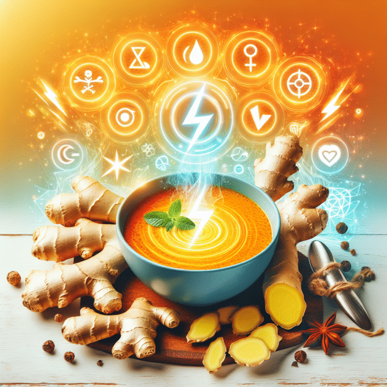 sopa detox energética de gengibre: revitalizando seu corpo